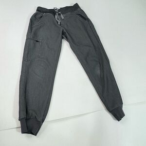 Figs Technical Collection Jogger Scrub Pants Womens Size XS Gray High Waisted